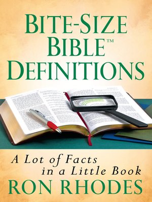 cover image of Bite-Size Bible&#8482; Definitions